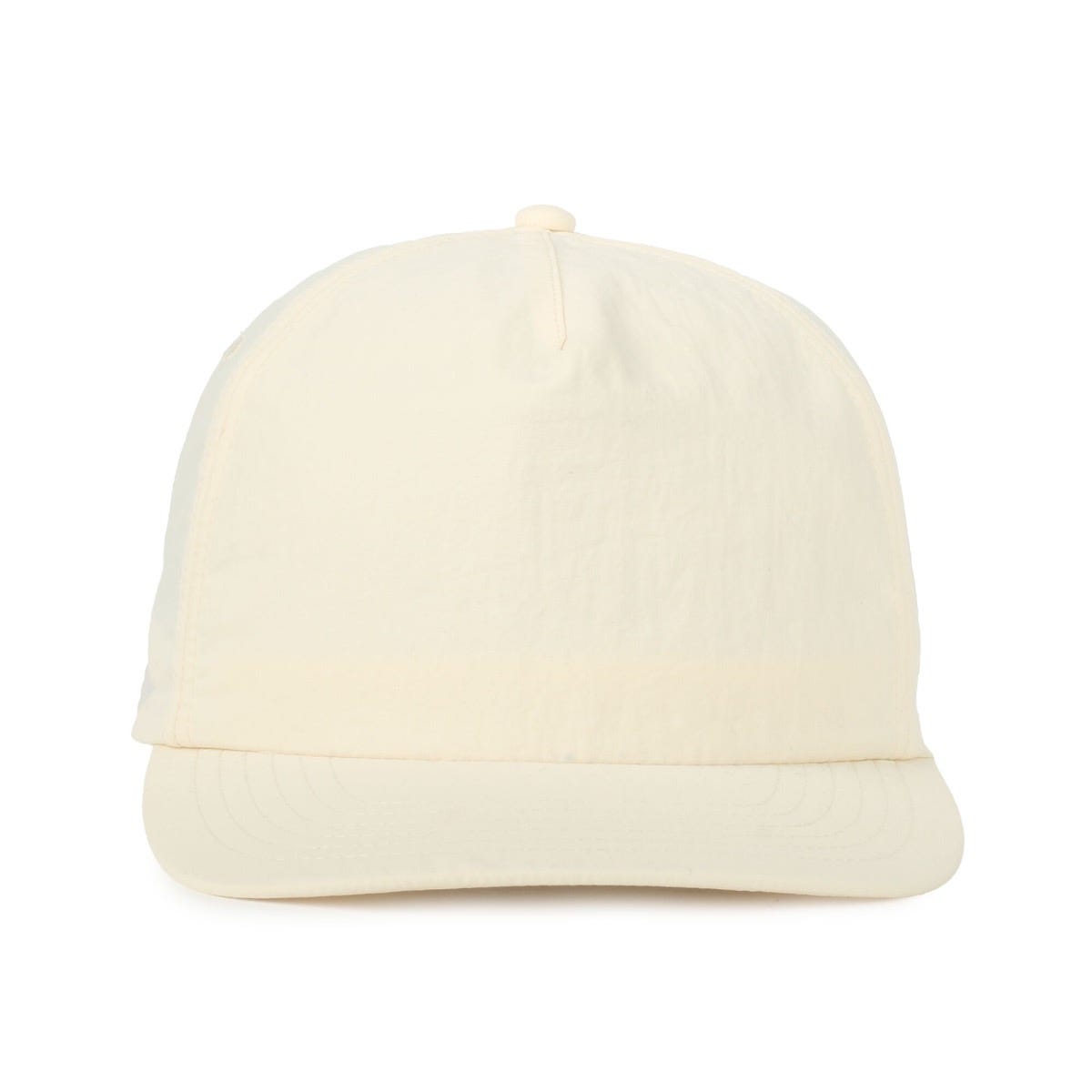 Legendary Headwear BENTON Unstructured Flat Visor Snapback Cap - Nylon Cream