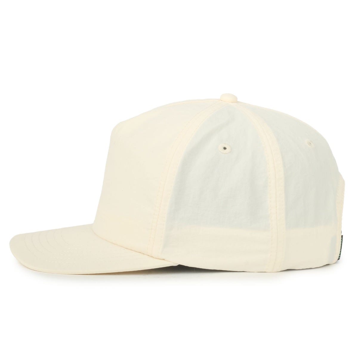 Legendary Headwear BENTON Unstructured Flat Visor Snapback Cap - Nylon Cream