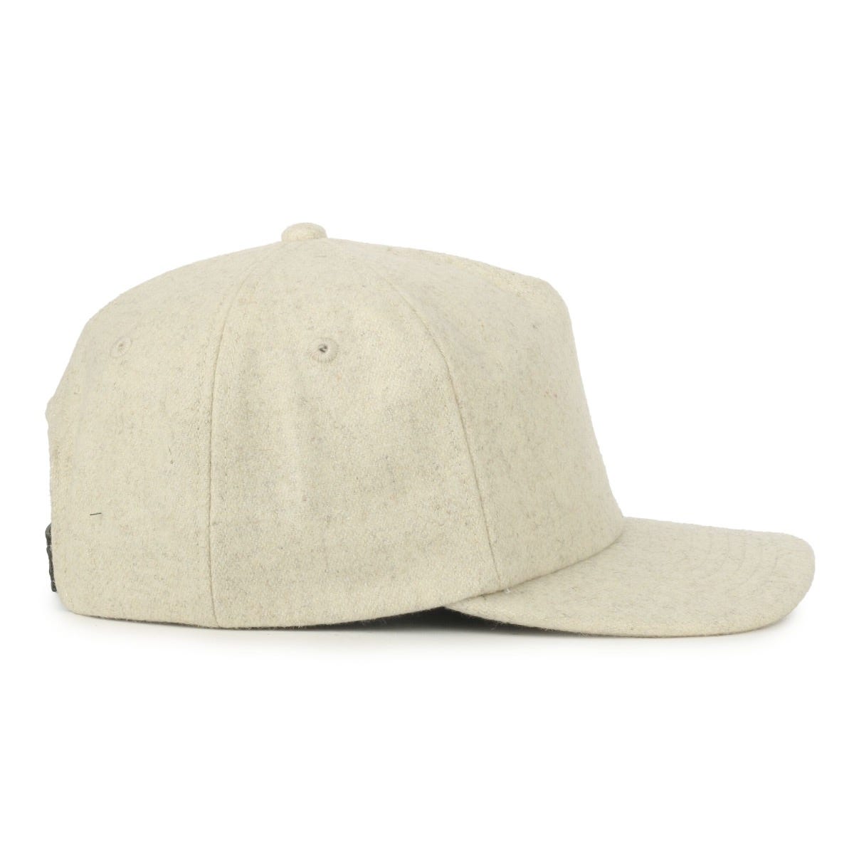 Legendary Headwear BENTON Unstructured Flat Visor Snapback Cap - Wool Stone