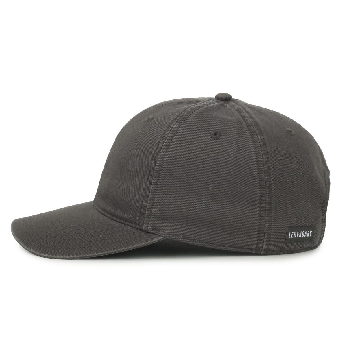 Legendary Headwear DRIFTER Unstructured Cotton Twill Cap - Dark Grey