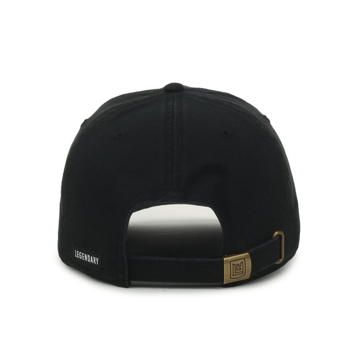 Legendary Headwear DRIFTER Unstructured Cotton Twill Cap - Black