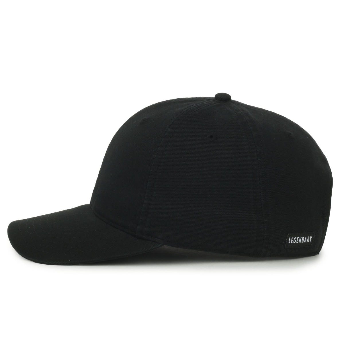 Legendary Headwear DRIFTER Unstructured Cotton Twill Cap - Black
