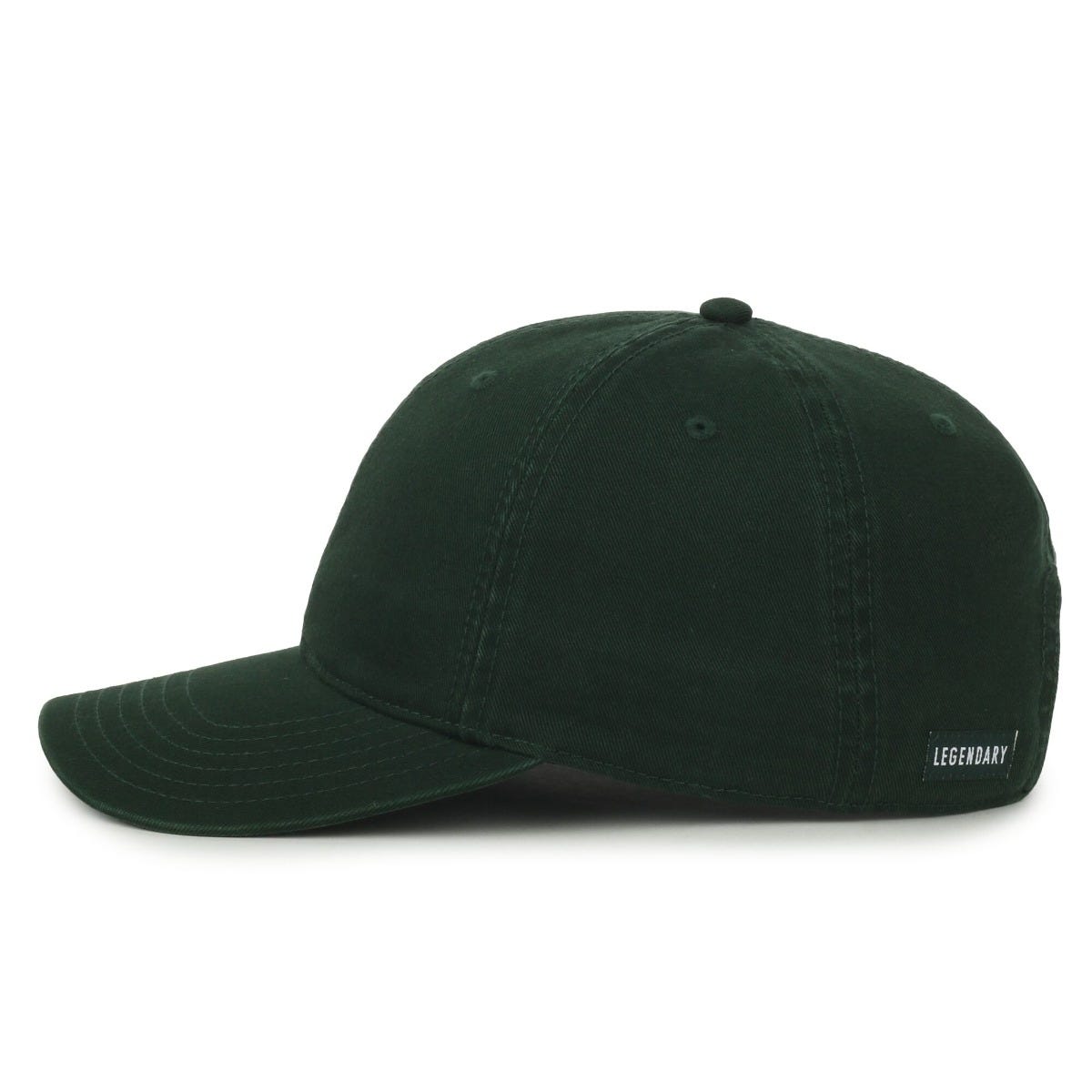Legendary Headwear DRIFTER Unstructured Cotton Twill Cap - Dark Green