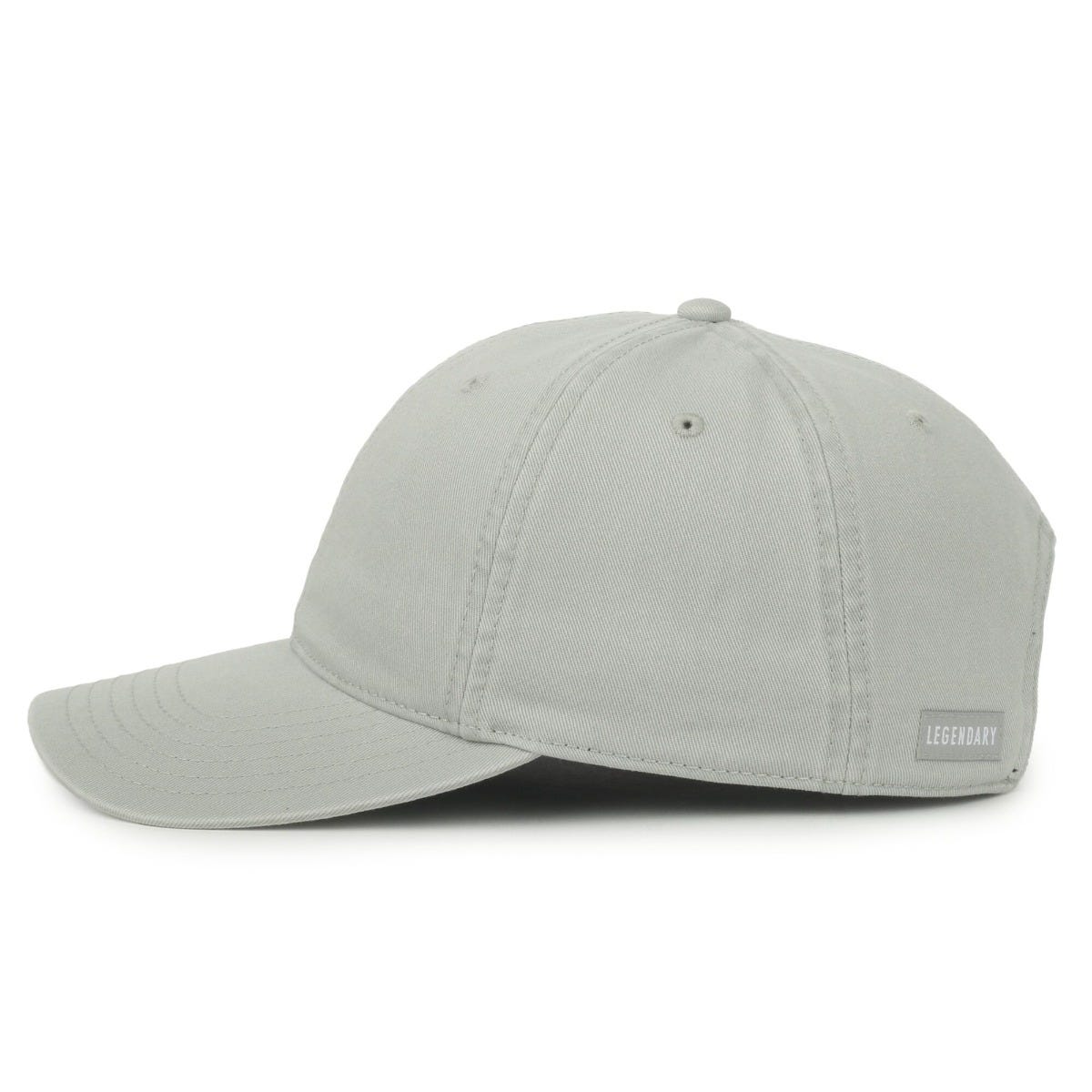 Legendary Headwear DRIFTER Unstructured Cotton Twill Cap - Light Grey