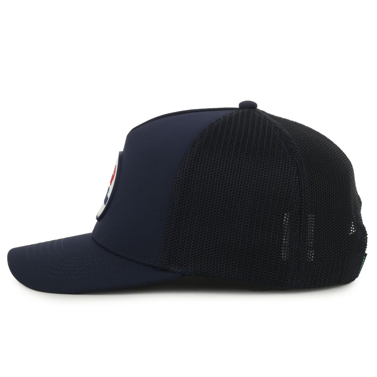 Legendary Headwear FIVER BUFFALO Structured Mesh Back Trucker Cap with Patch - Americana Patch/Navy