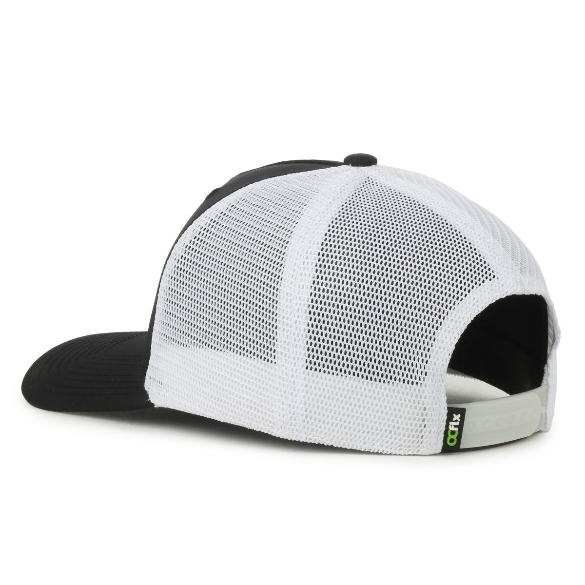 OC Sports FLX572M-E OCflx Recycled Adjustable Sweatband Cap - Black White