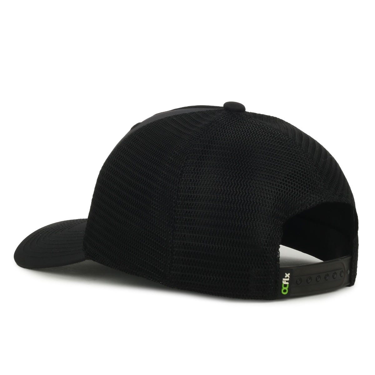 OC Sports FLX572M-E OCflx Recycled Adjustable Sweatband Cap - Black Black