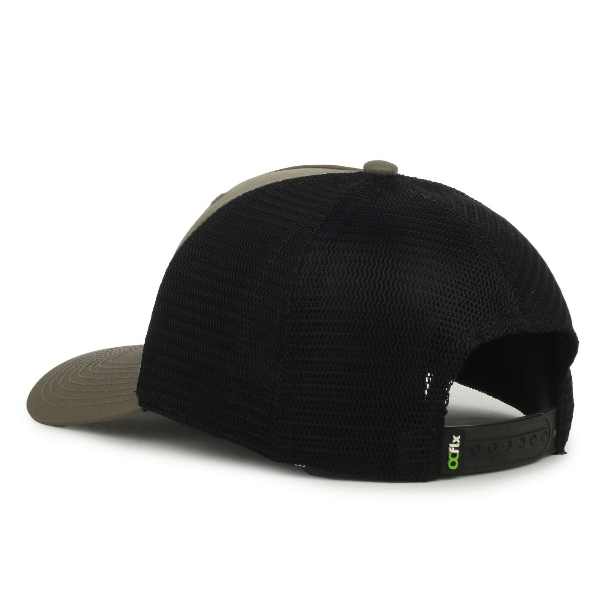 OC Sports FLX572M-E OCflx Recycled Adjustable Sweatband Cap - Olive Black