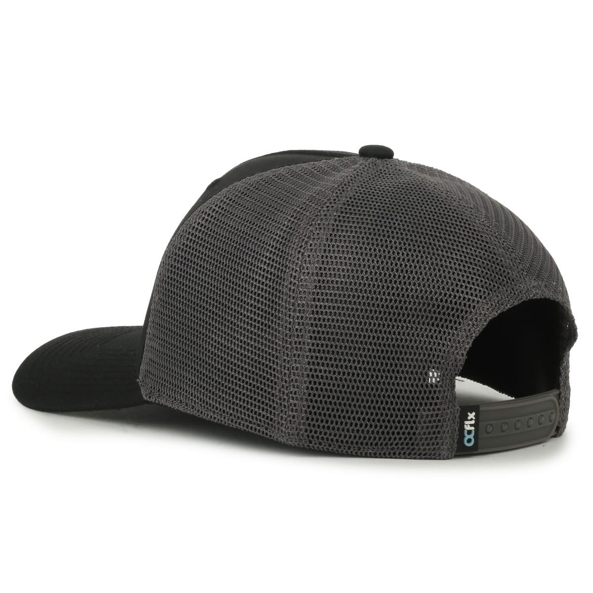 OC Sports FLX572M OCflx Adjustable Sweatband Cap - Black Charcoal