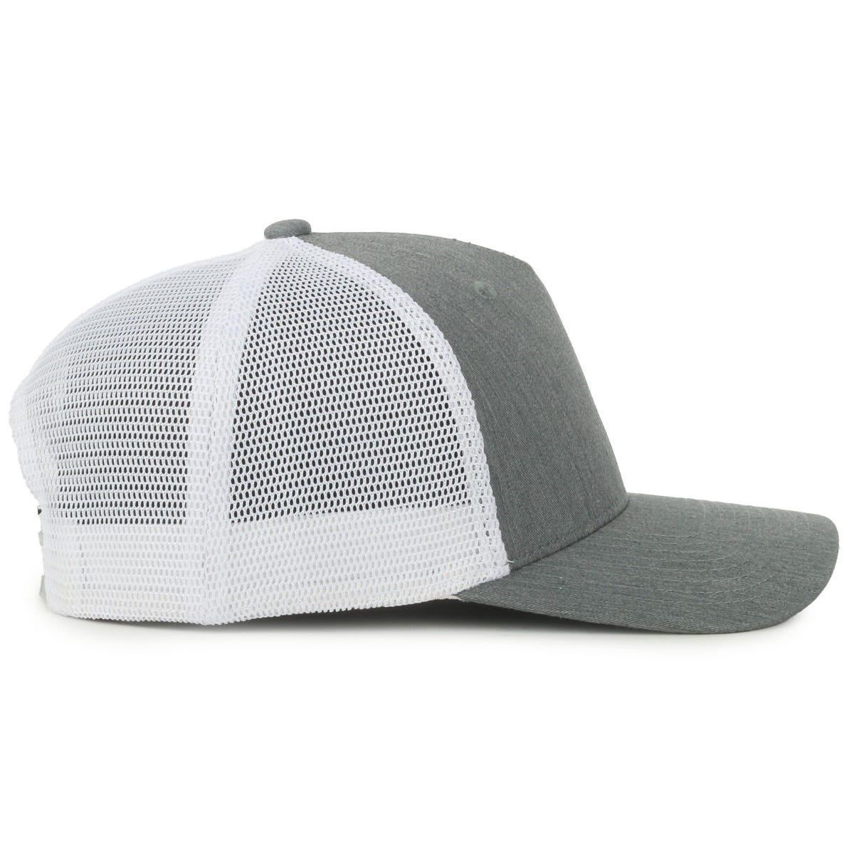 OC Sports FLX572M OCflx Adjustable Sweatband Cap - Heathered Gray White