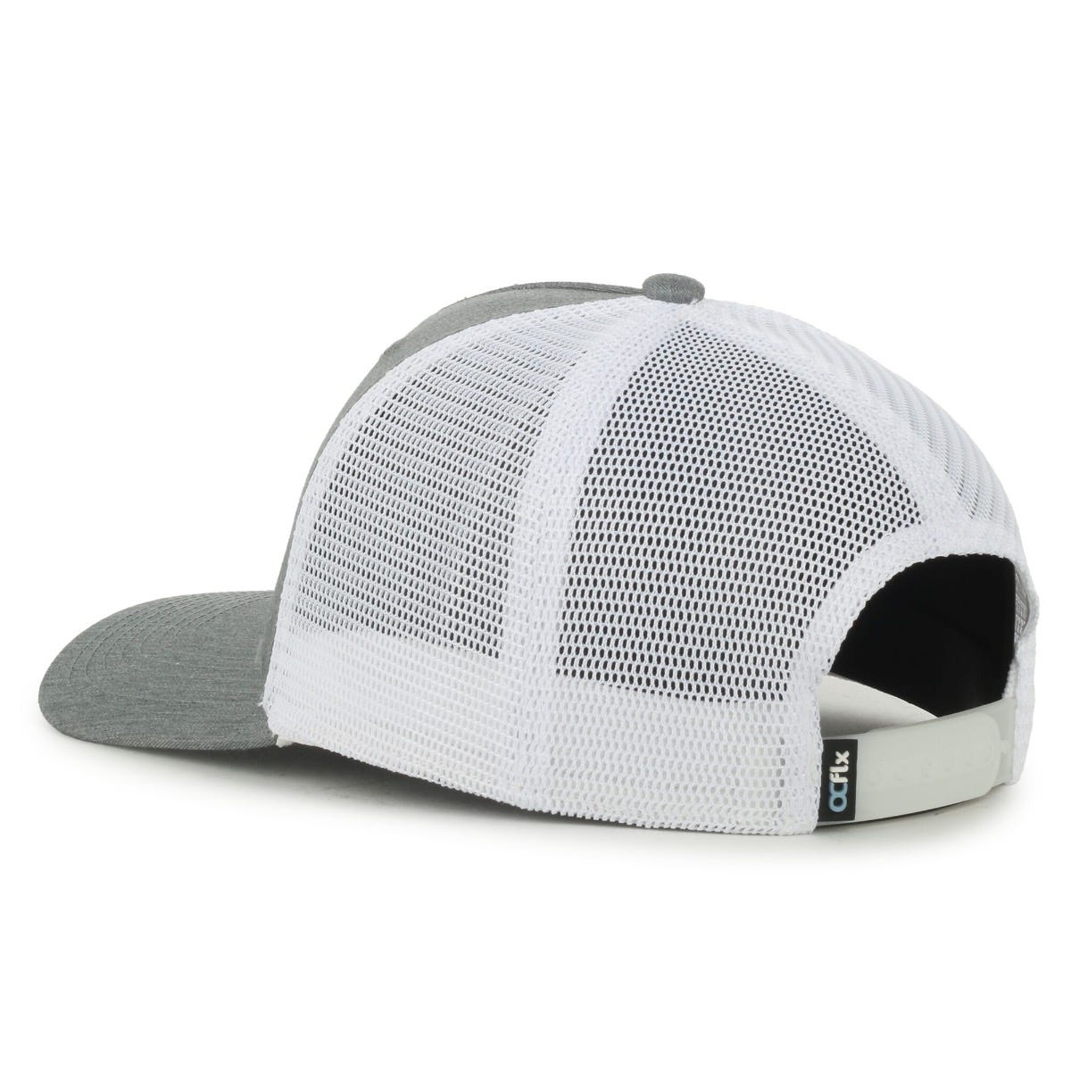 OC Sports FLX572M OCflx Adjustable Sweatband Cap - Heathered Gray White