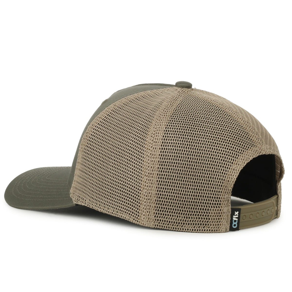 OC Sports FLX572M OCflx Adjustable Sweatband Cap - Olive Khaki