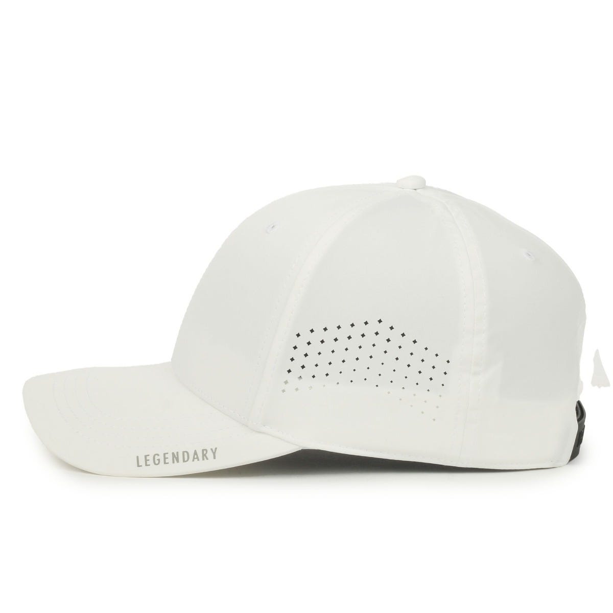 Legendary Headwear GENESIS Small Fit Perforated Performance Cap - White
