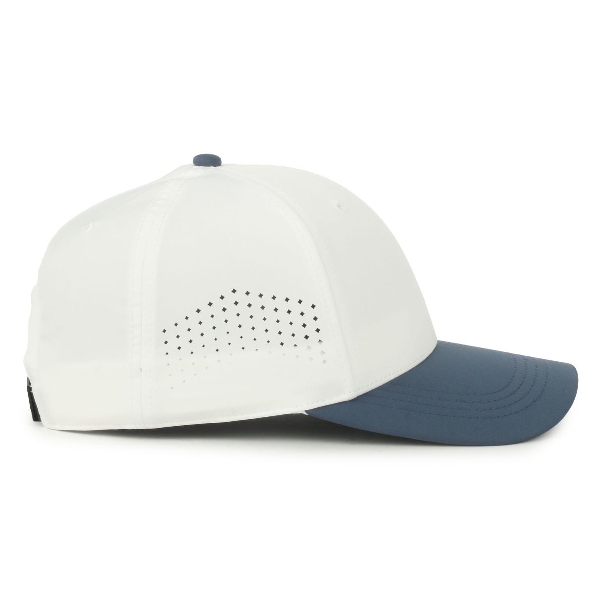 Legendary Headwear GENESIS Small Fit Perforated Performance Cap - White/Slate Blue