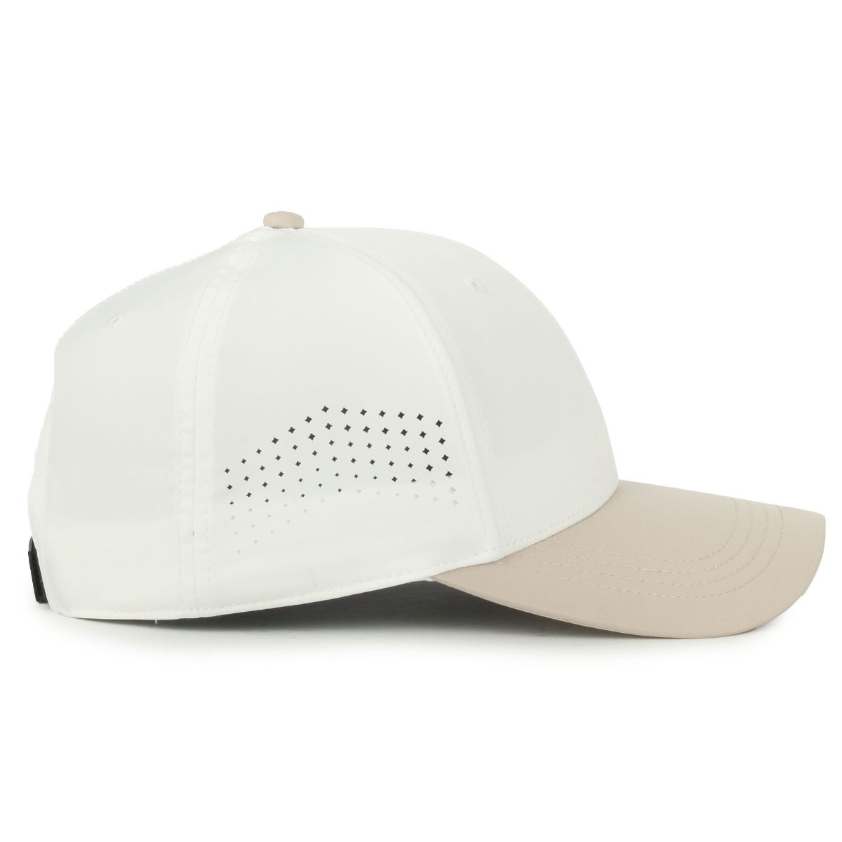 Legendary Headwear GENESIS Small Fit Perforated Performance Cap - White/Stone