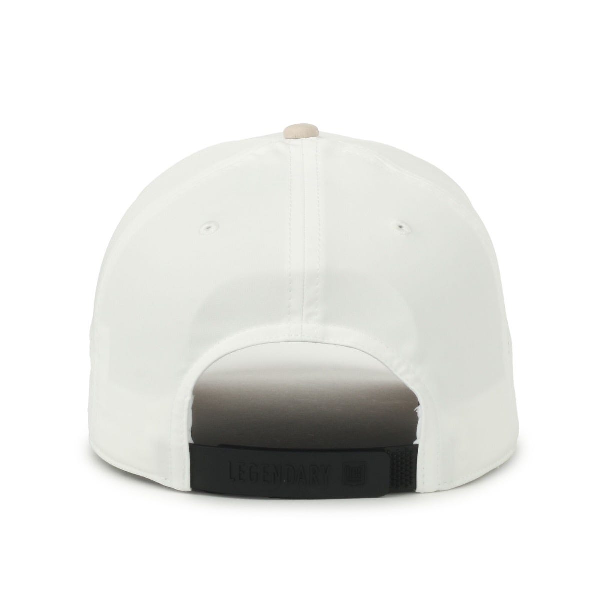 Legendary Headwear GENESIS Small Fit Perforated Performance Cap - White/Stone