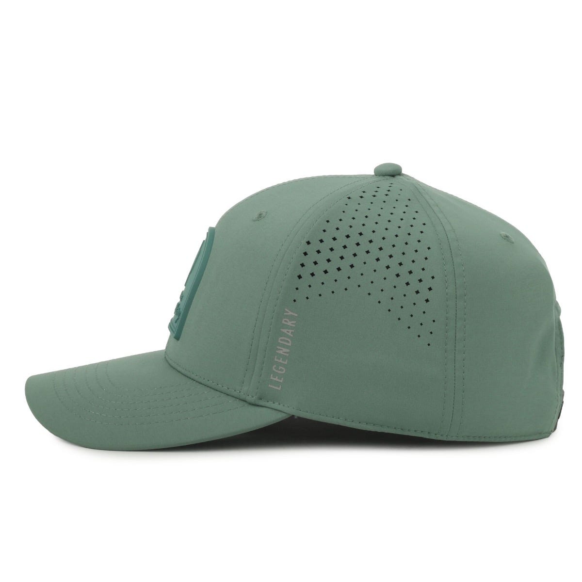 Legendary Headwear GENESIS CACTUS Small Fit Perforated Performance Cap with Patch - Sage Patch/Sage