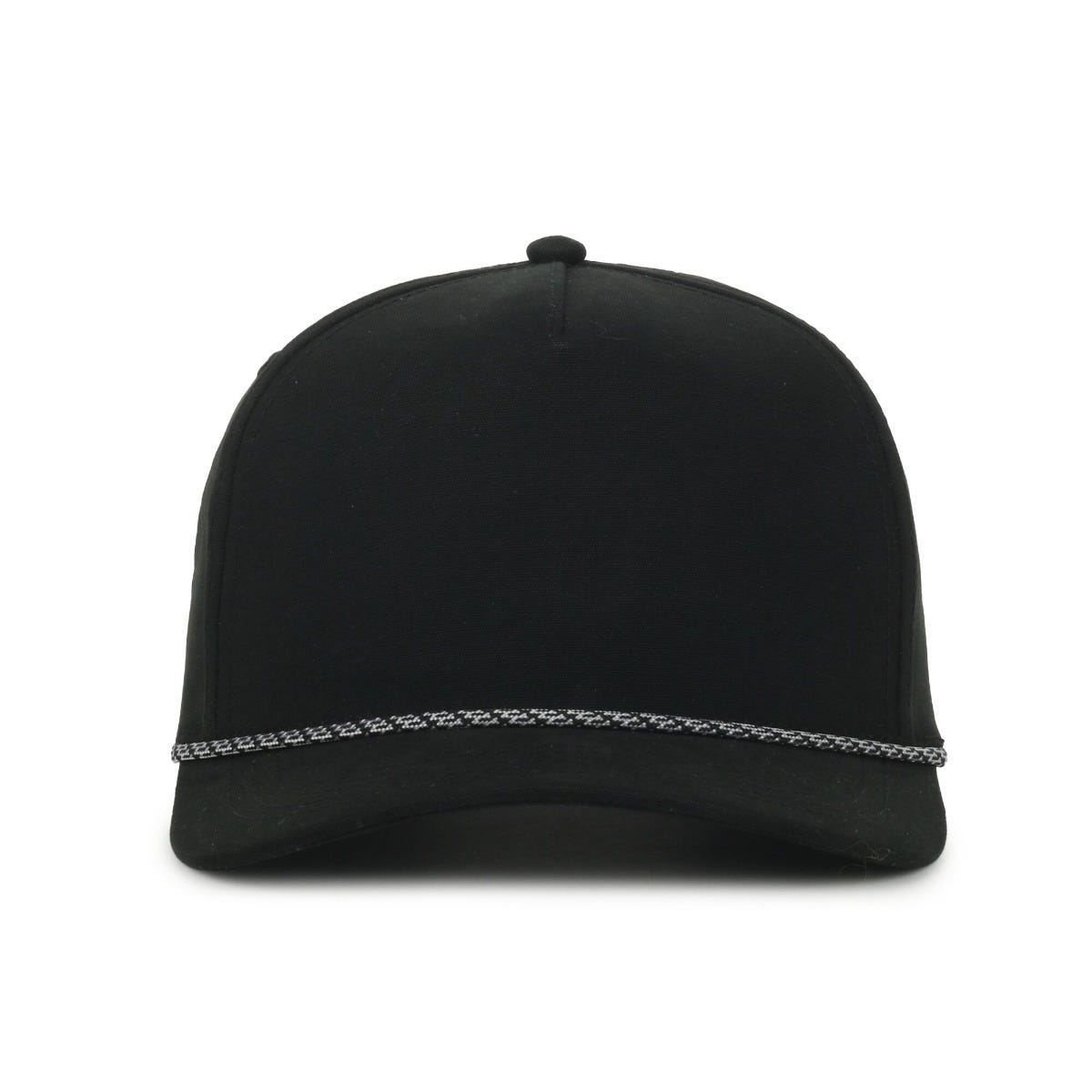 Legendary Headwear GROWLER Brushed Cotton Canvas Mesh Back Trucker Cap - Black