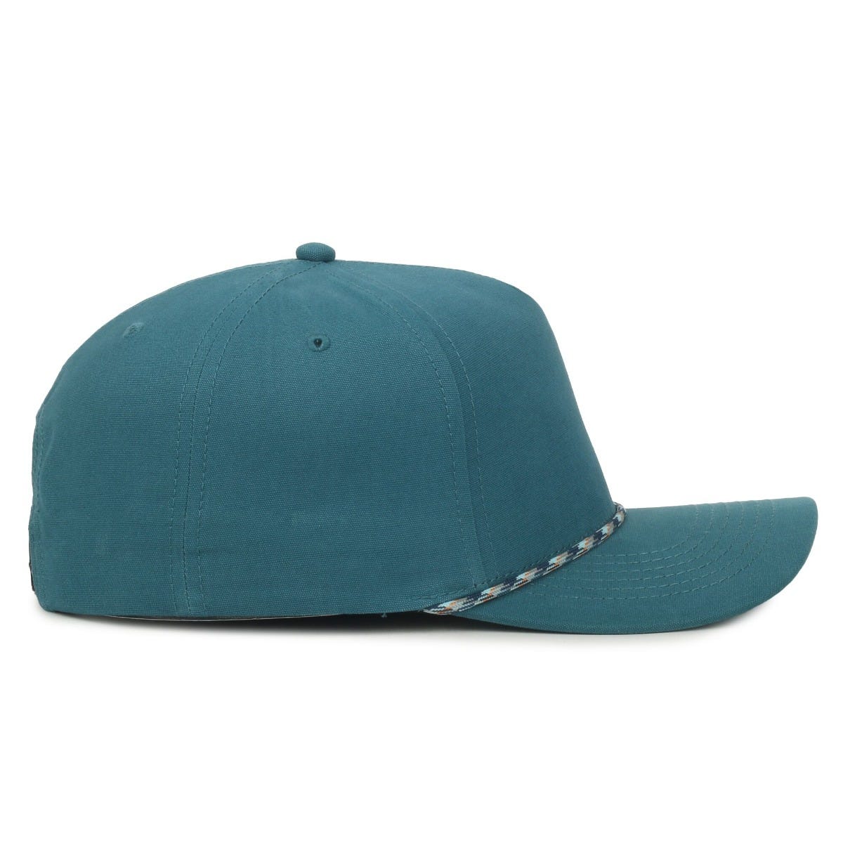 Legendary Headwear GROWLER Brushed Cotton Canvas Mesh Back Trucker Cap - Marine Blue