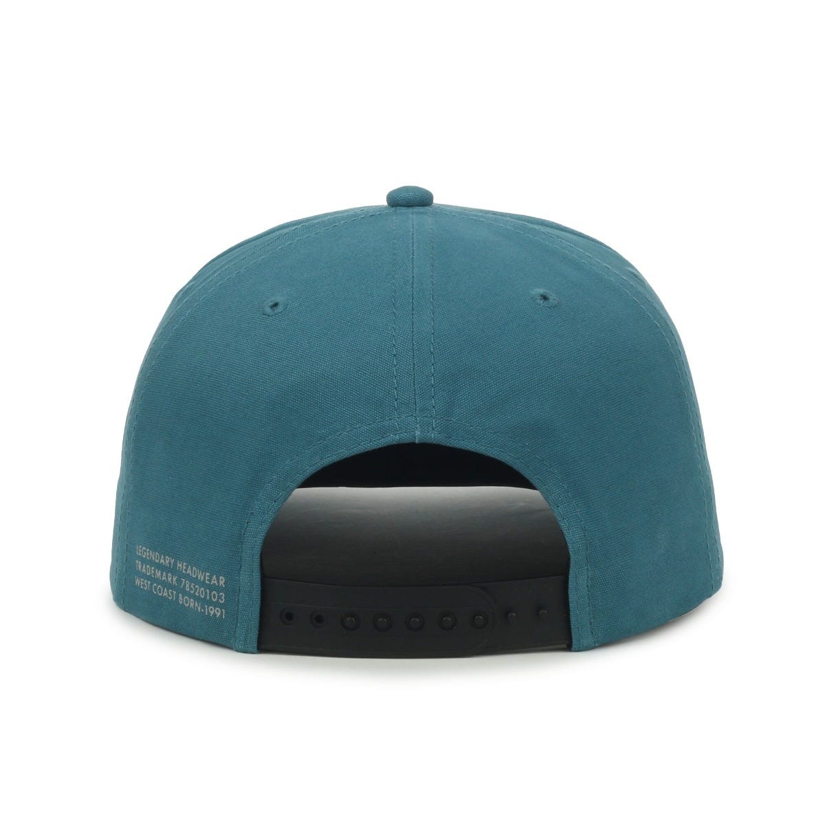 Legendary Headwear GROWLER Brushed Cotton Canvas Mesh Back Trucker Cap - Marine Blue