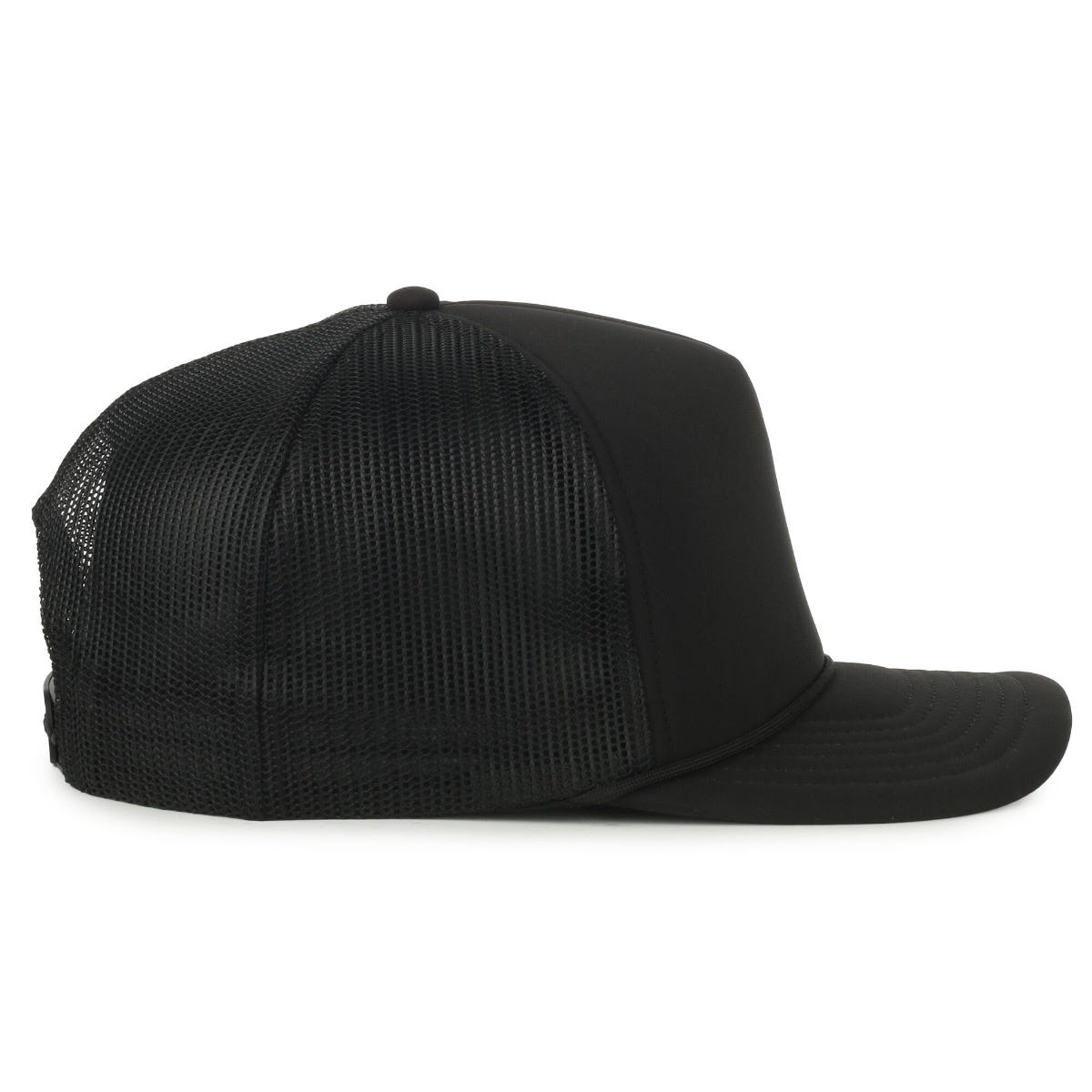 Legendary Headwear HOKU Junior Youth Adjustable Foam Trucker Cap - Black