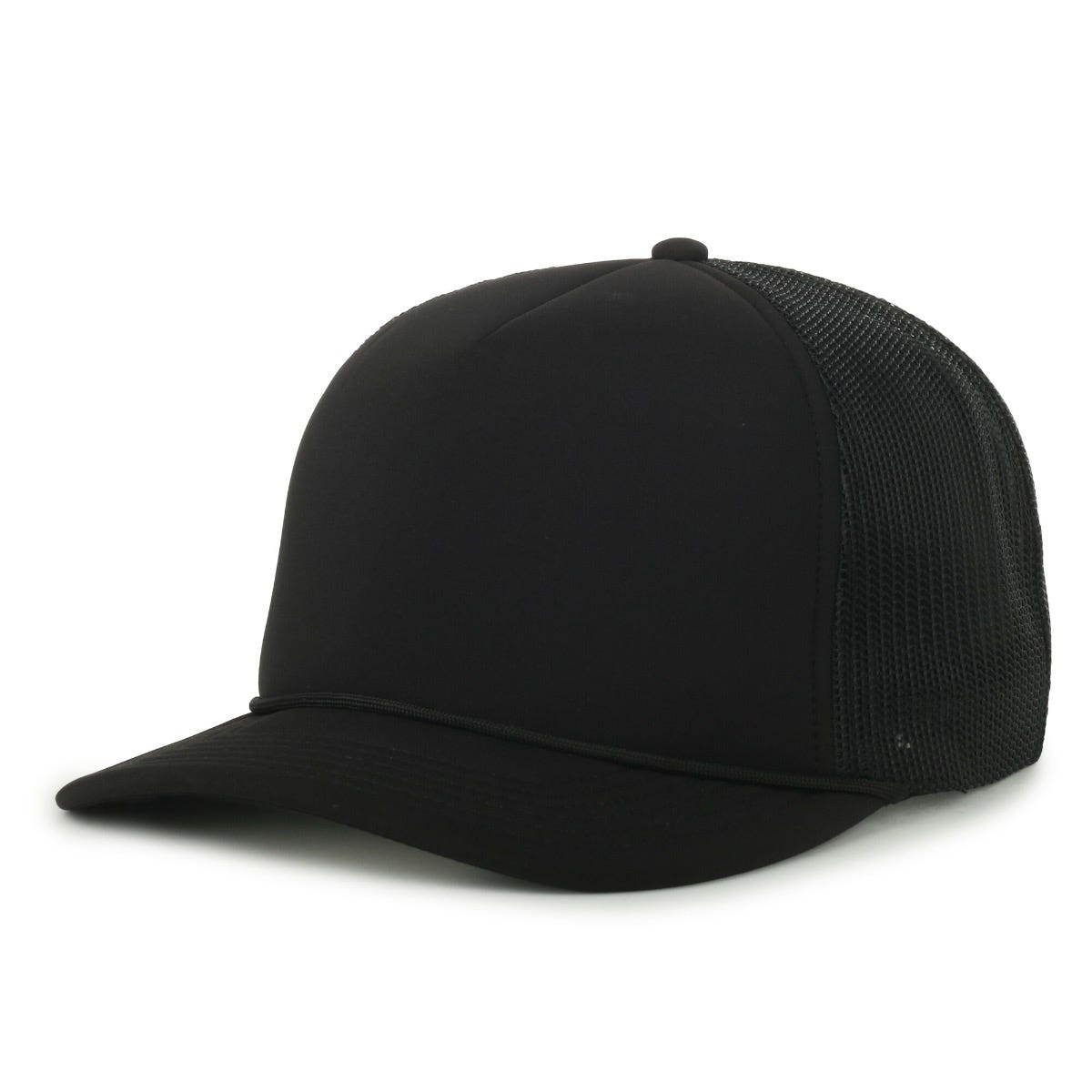 Legendary Headwear HOKU Adjustable Foam Trucker Cap - Black