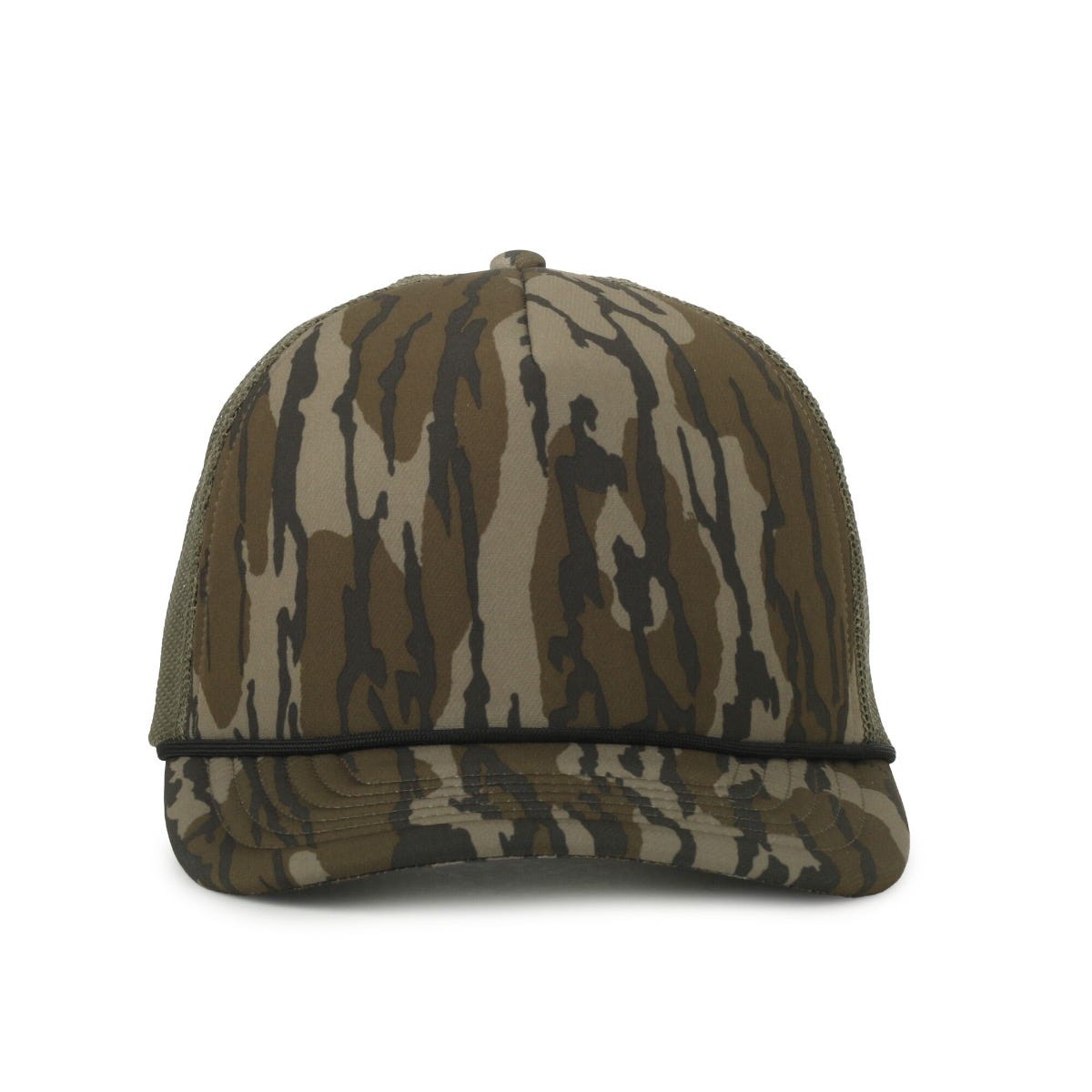 Legendary Headwear HOKU Adjustable Foam Trucker Cap - Mossy Oak Original Bottomland/Olive