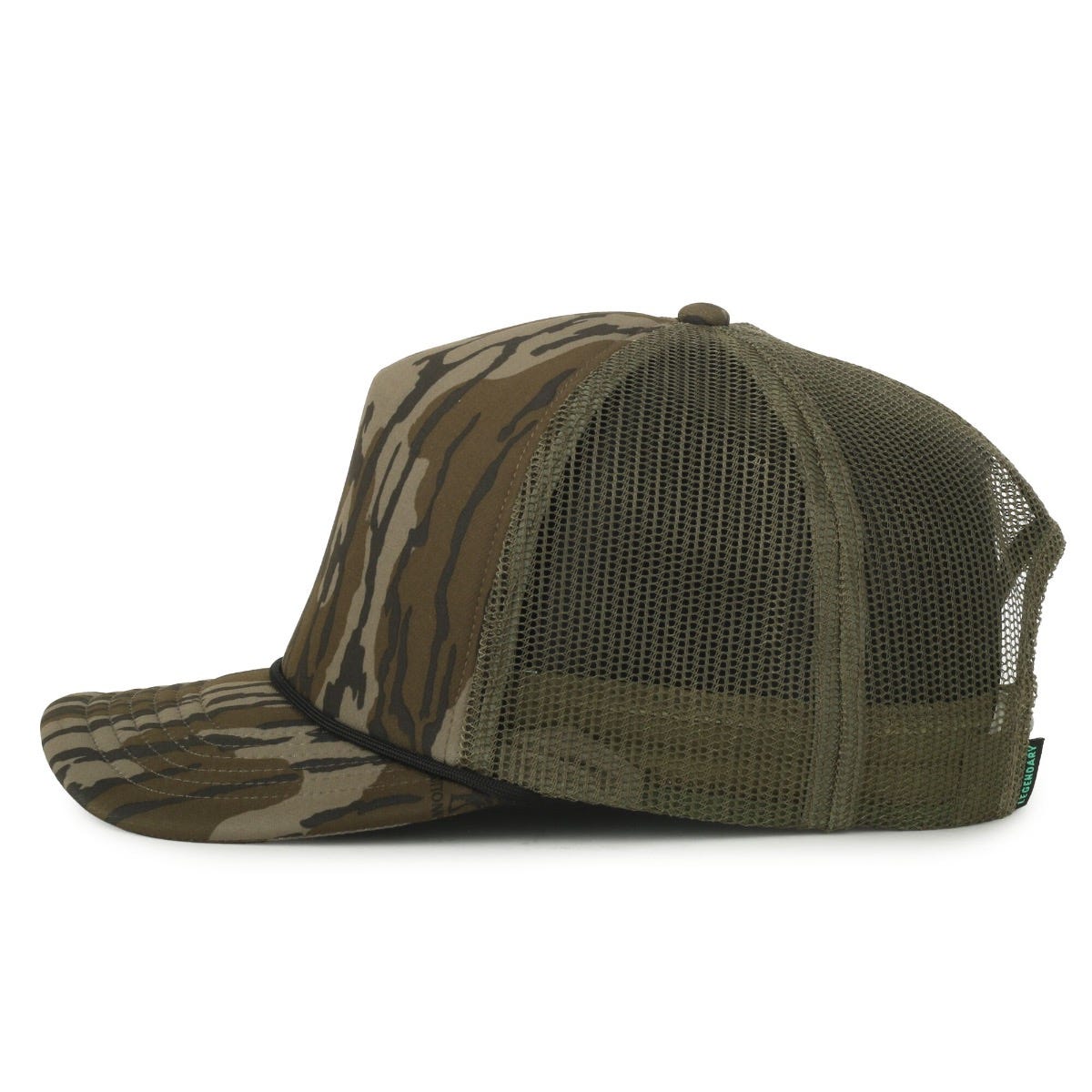 Legendary Headwear HOKU Adjustable Foam Trucker Cap - Mossy Oak Original Bottomland/Olive