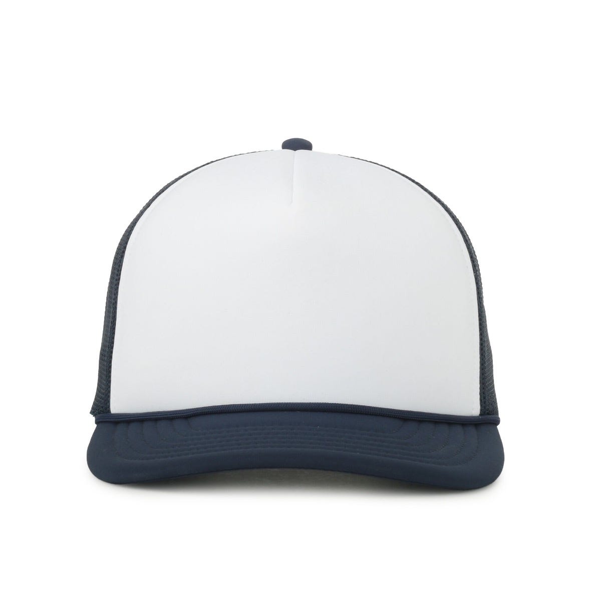 Legendary Headwear HOKU Adjustable Foam Trucker Cap - White/Navy/Navy