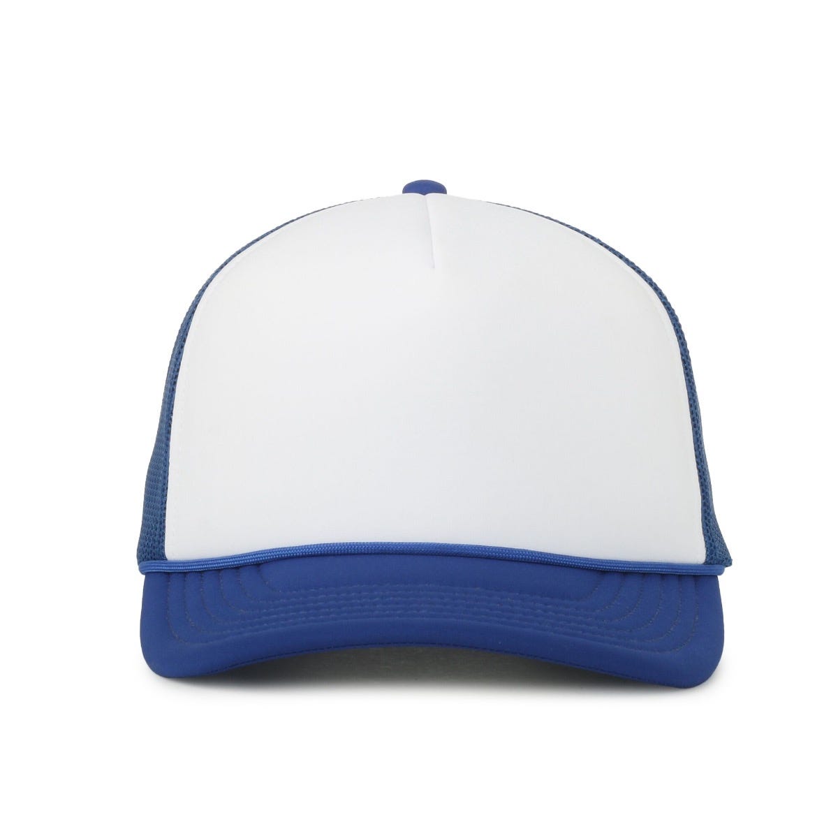 Legendary Headwear HOKU Adjustable Foam Trucker Cap - White/Royal/Royal
