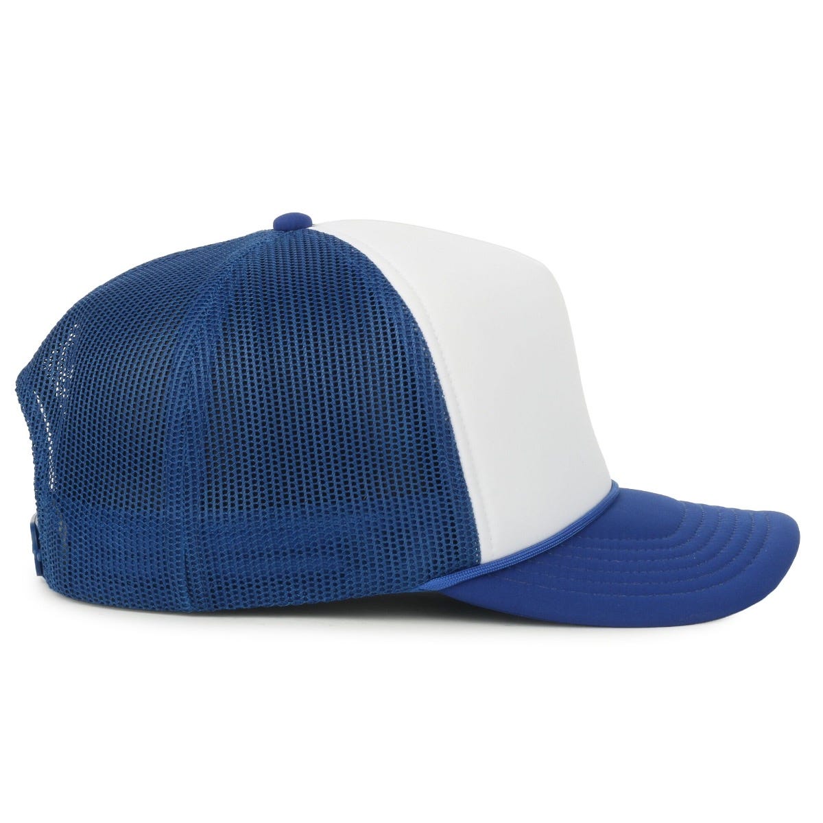 Legendary Headwear HOKU Adjustable Foam Trucker Cap - White/Royal/Royal