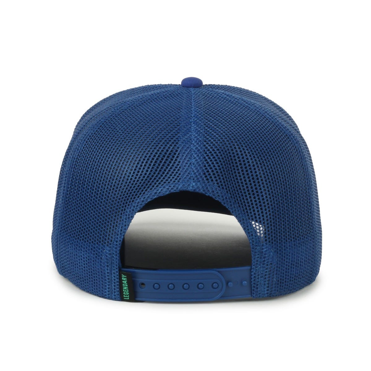 Legendary Headwear HOKU Adjustable Foam Trucker Cap - White/Royal/Royal