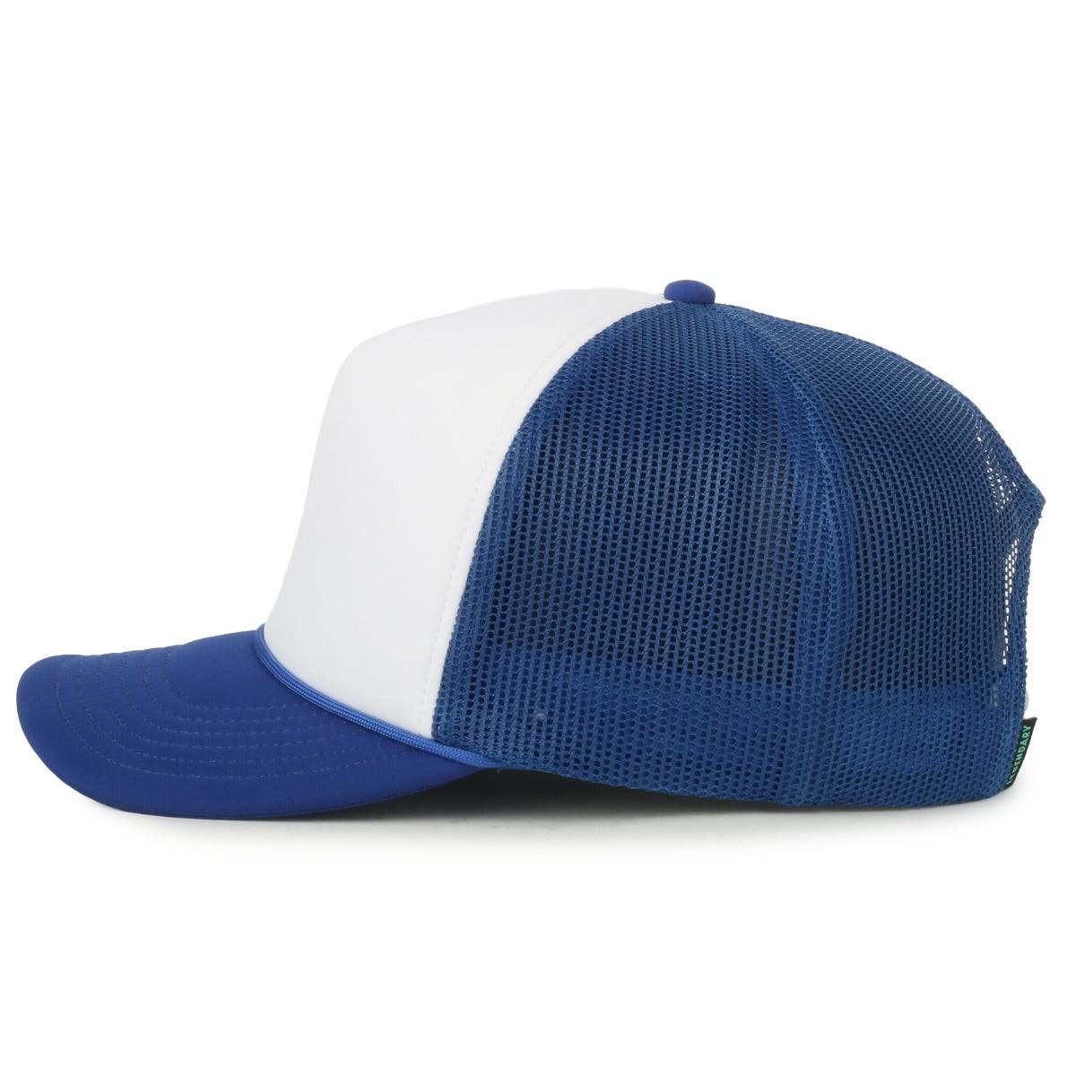 Legendary Headwear HOKU Adjustable Foam Trucker Cap - White/Royal/Royal