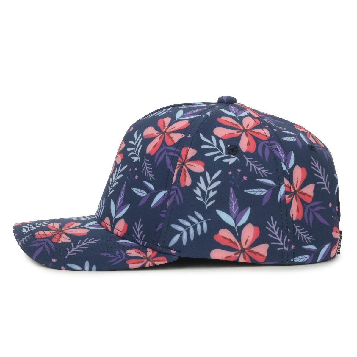 Legendary Headwear KAHUNA Trend Print Structured Snapback Cap - Floral/Navy