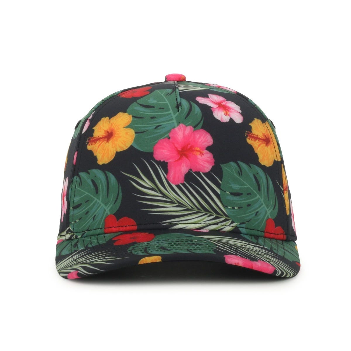 Legendary Headwear KAHUNA Trend Print Structured Snapback Cap - Floral/Black