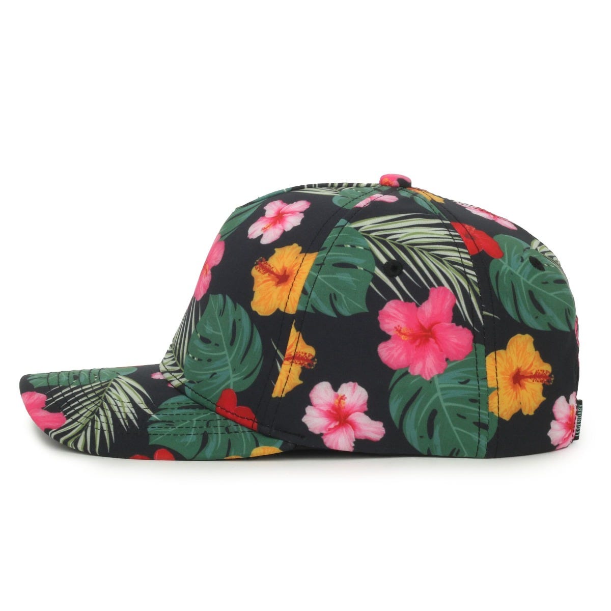 Legendary Headwear KAHUNA Trend Print Structured Snapback Cap - Floral/Black
