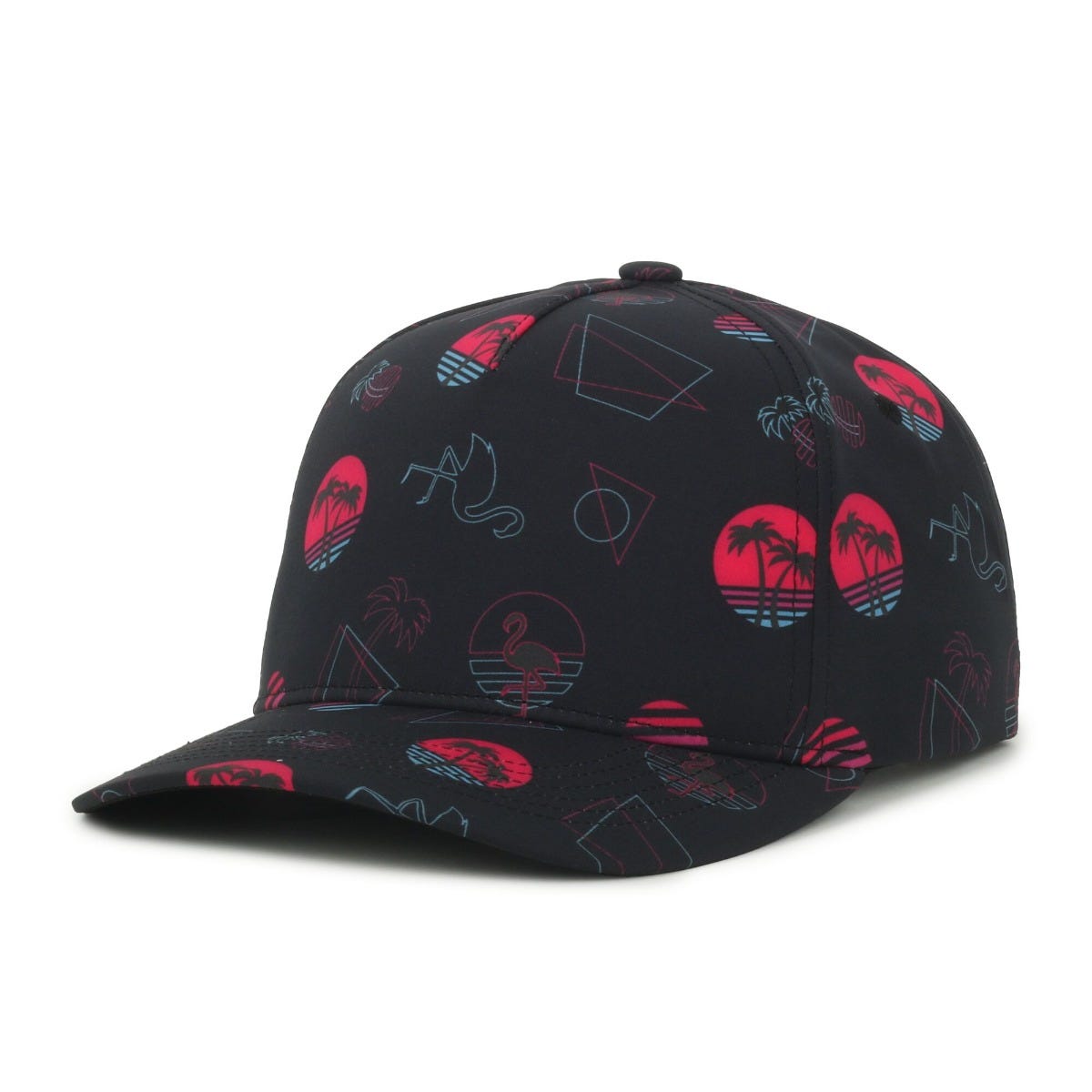 Legendary Headwear KAHUNA Trend Print Structured Snapback Cap - Miami