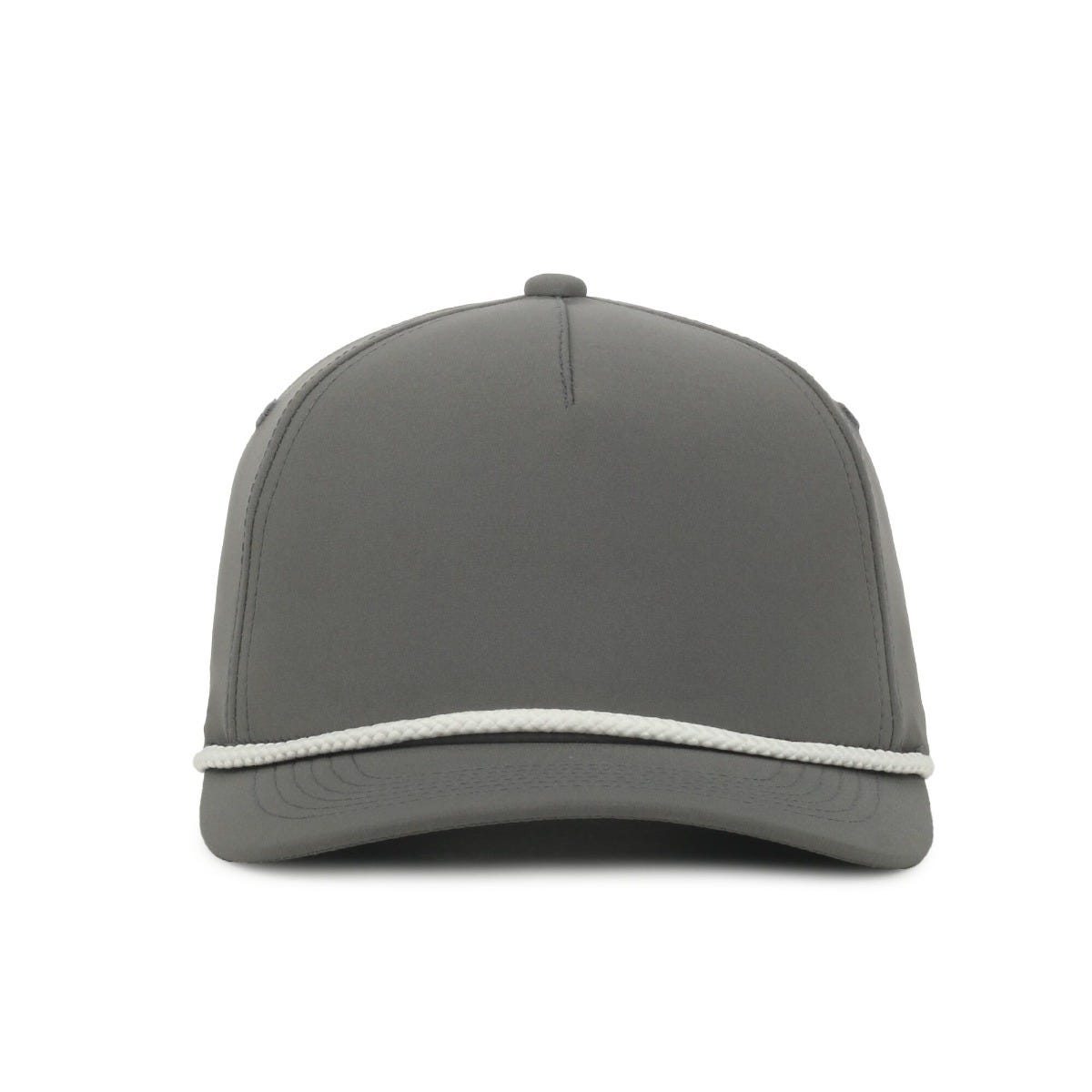 Legendary Headwear KINGSTON Structured Rope Snapback Cap - Charcoal/White Cord