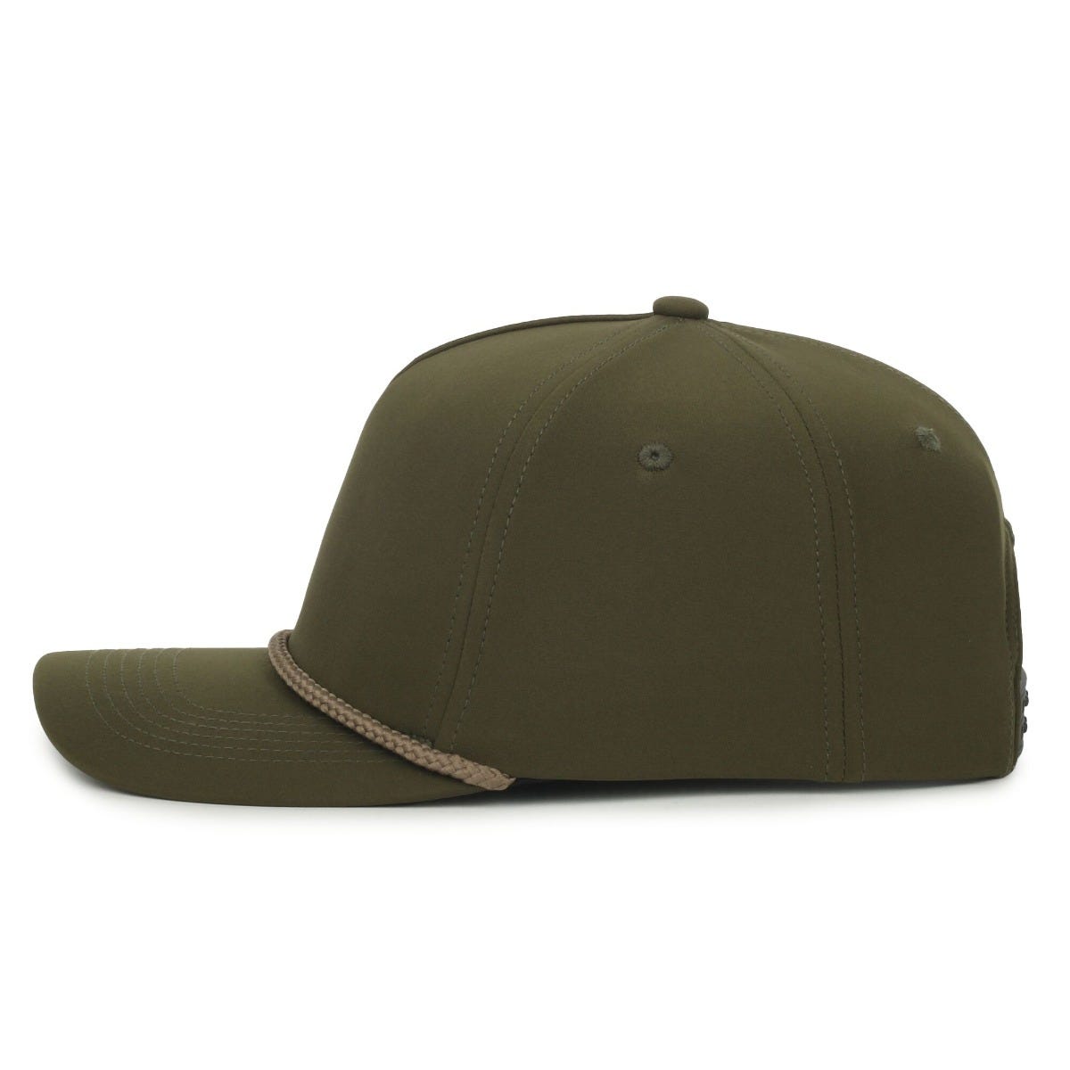 Legendary Headwear KINGSTON Structured Rope Snapback Cap - Olive/Khaki Cord