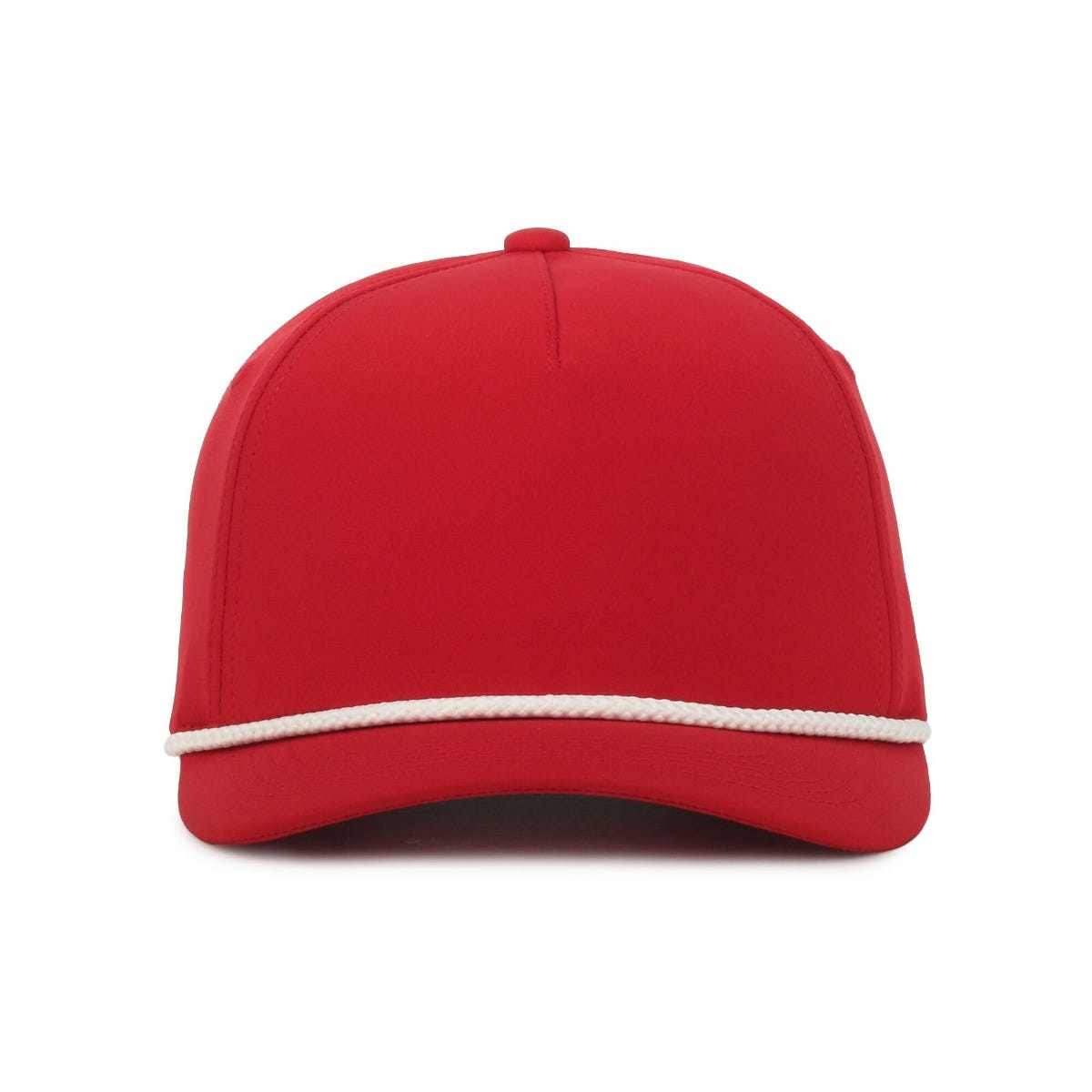 Legendary Headwear KINGSTON Structured Rope Snapback Cap - Red/White Cord