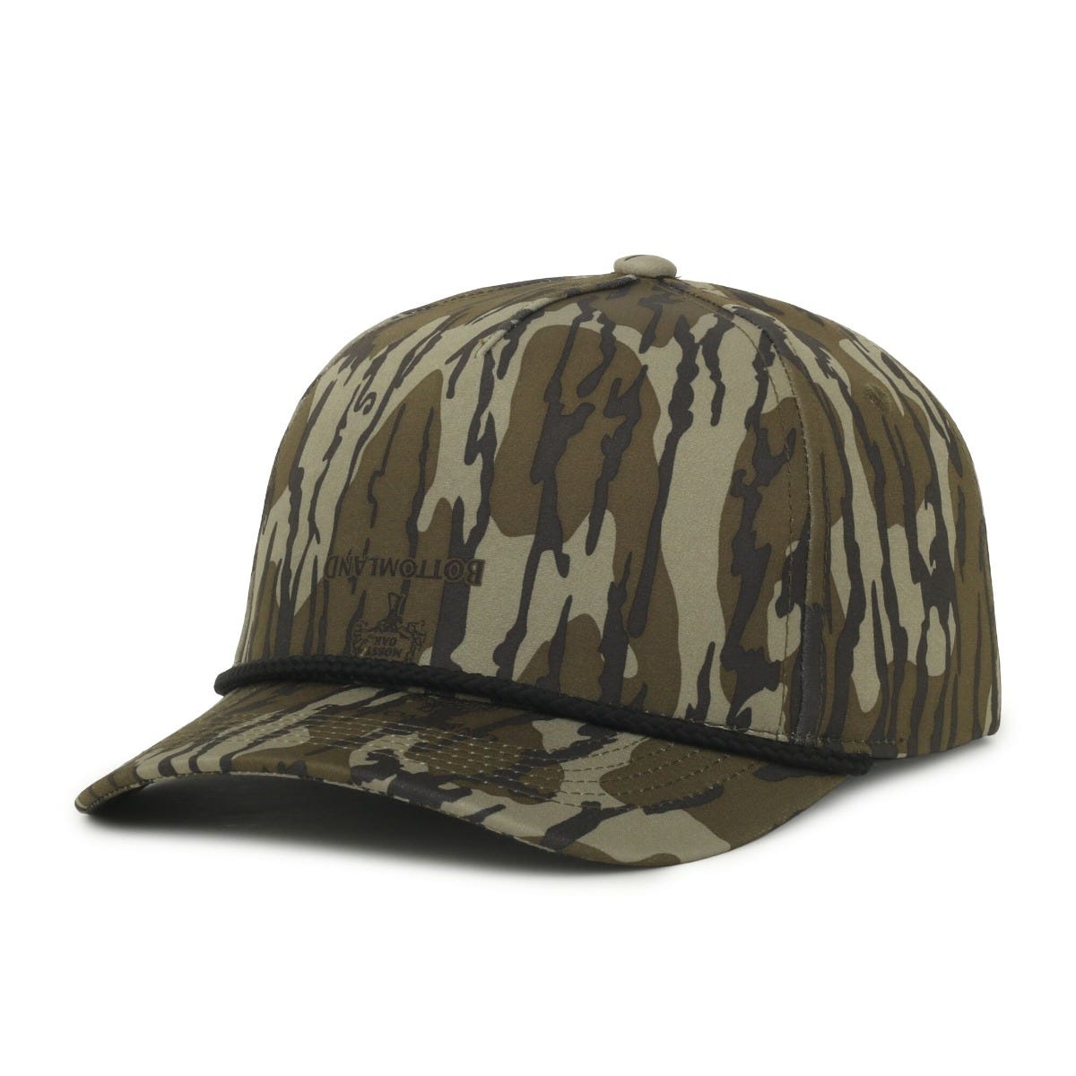 Legendary Headwear KINGSTON Structured Rope Snapback Cap - Mossy Oak Original Bottomland/Black Cord