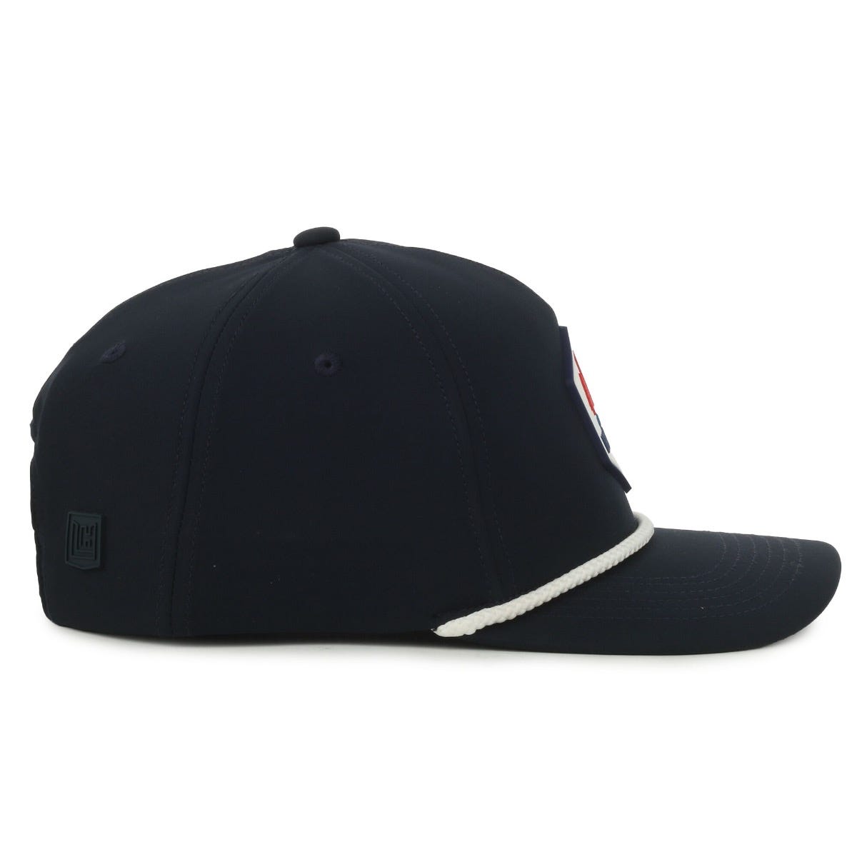Legendary Headwear KINGSTON GROVE Structured Rope Snapback Cap with Patch - Americana Patch/Navy