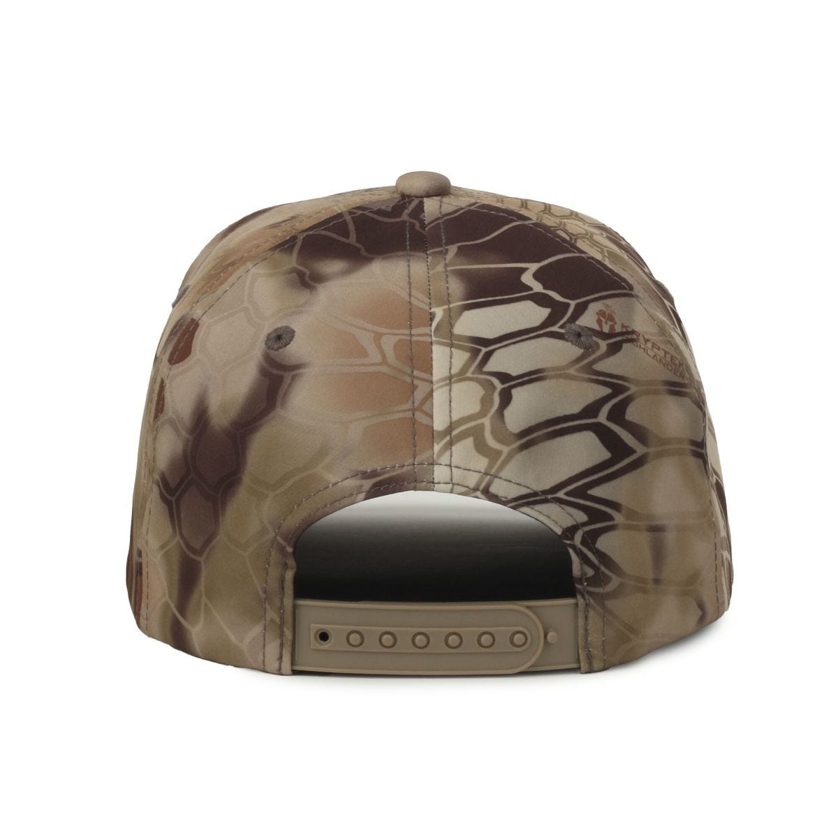 OC Sports OC550CAMO Performance 5-Panel Camo Cap - Kryptek Highlander/Brown Cord