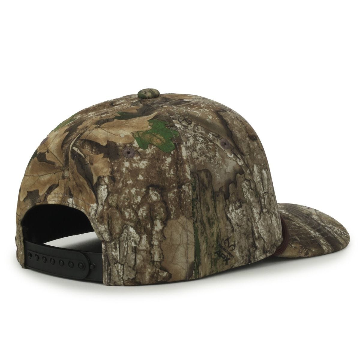 OC Sports OC550CAMO Performance 5-Panel Camo Cap - Realtree APX/Brown Cord