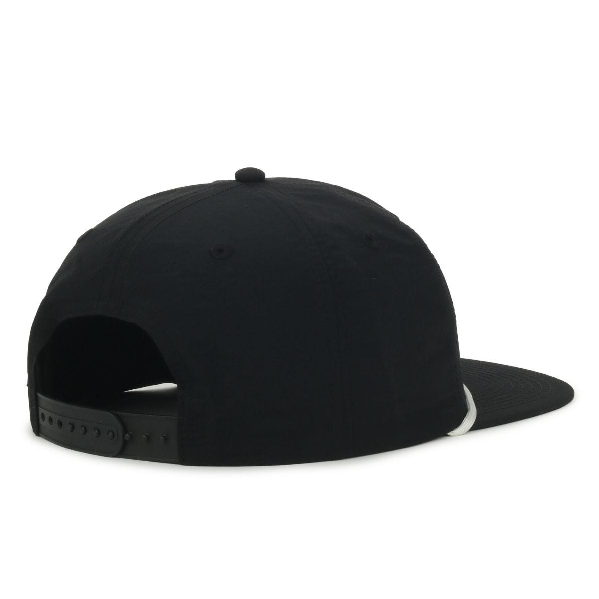 OC Sports OC556 5-Panel High Crown Cord Cap - Black White Cord