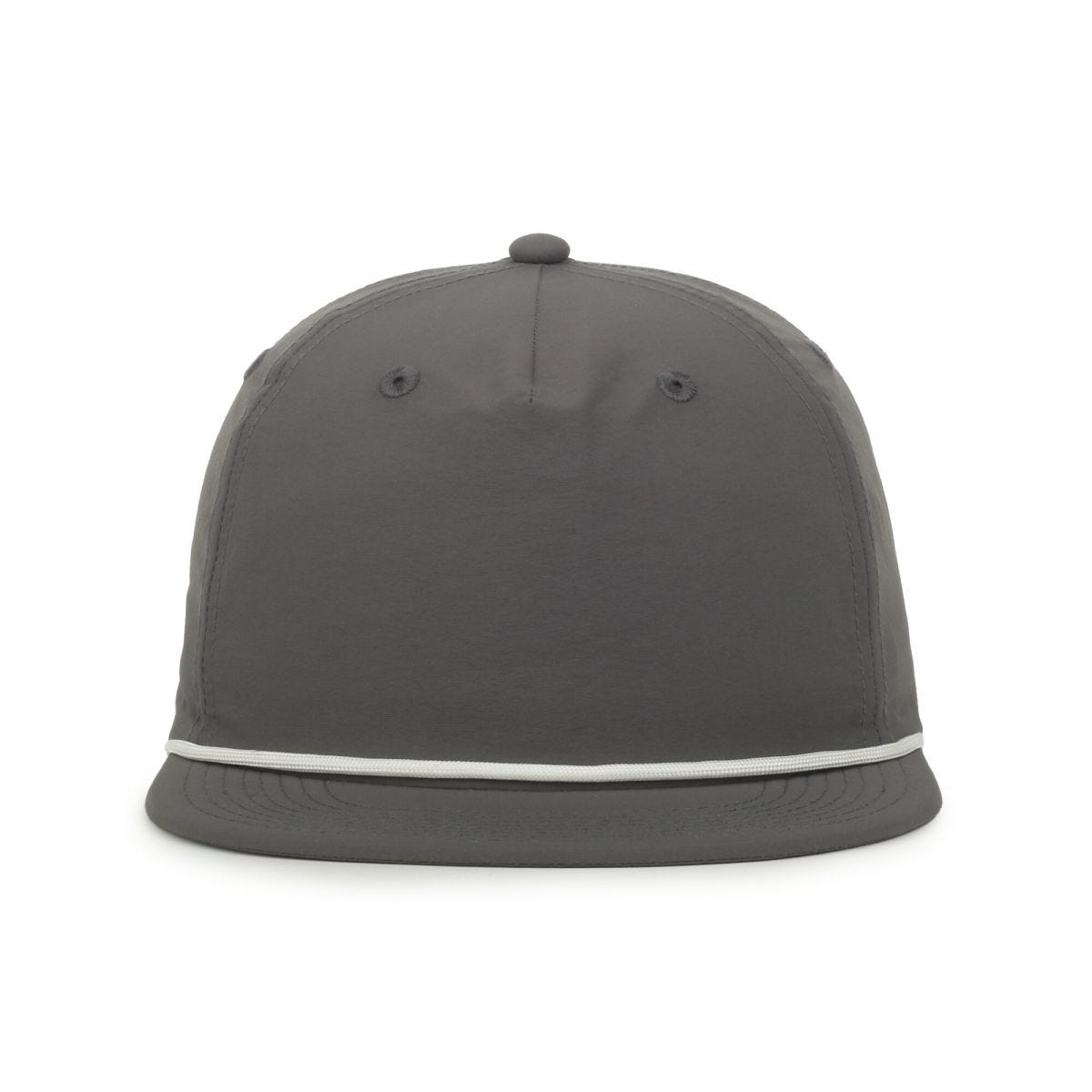 OC Sports OC556 5-Panel High Crown Cord Cap - Charcoal White Cord