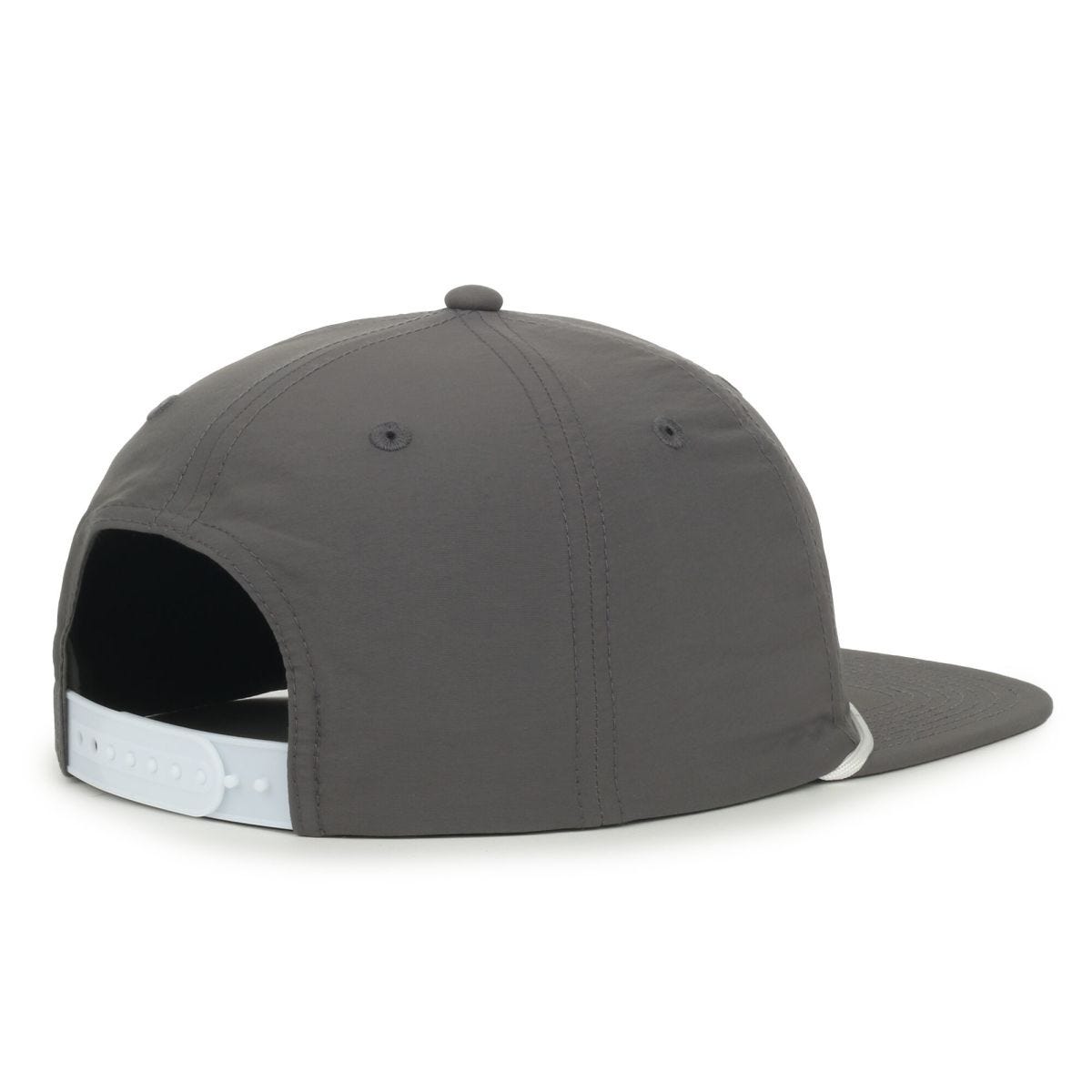 OC Sports OC556 5-Panel High Crown Cord Cap - Charcoal White Cord