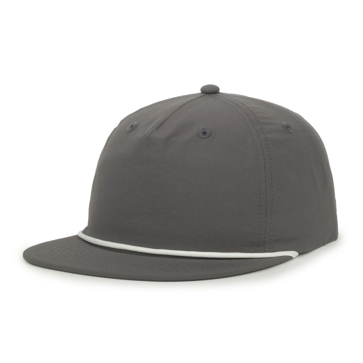 OC Sports OC556 5-Panel High Crown Cord Cap - Charcoal White Cord