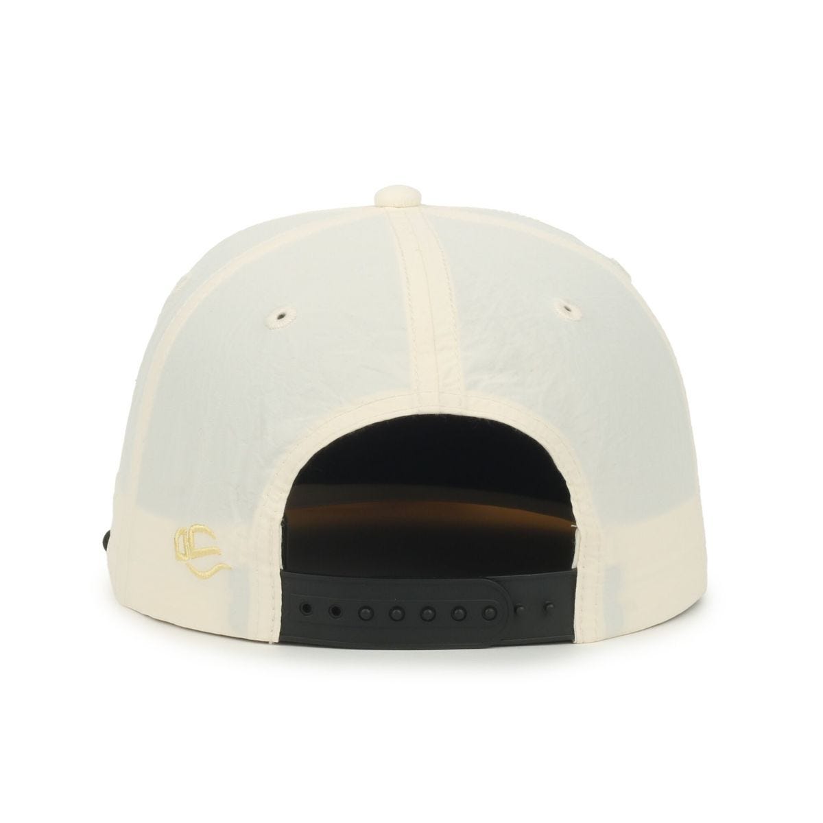 OC Sports OC556 5-Panel High Crown Cord Cap - Cream Black Cord