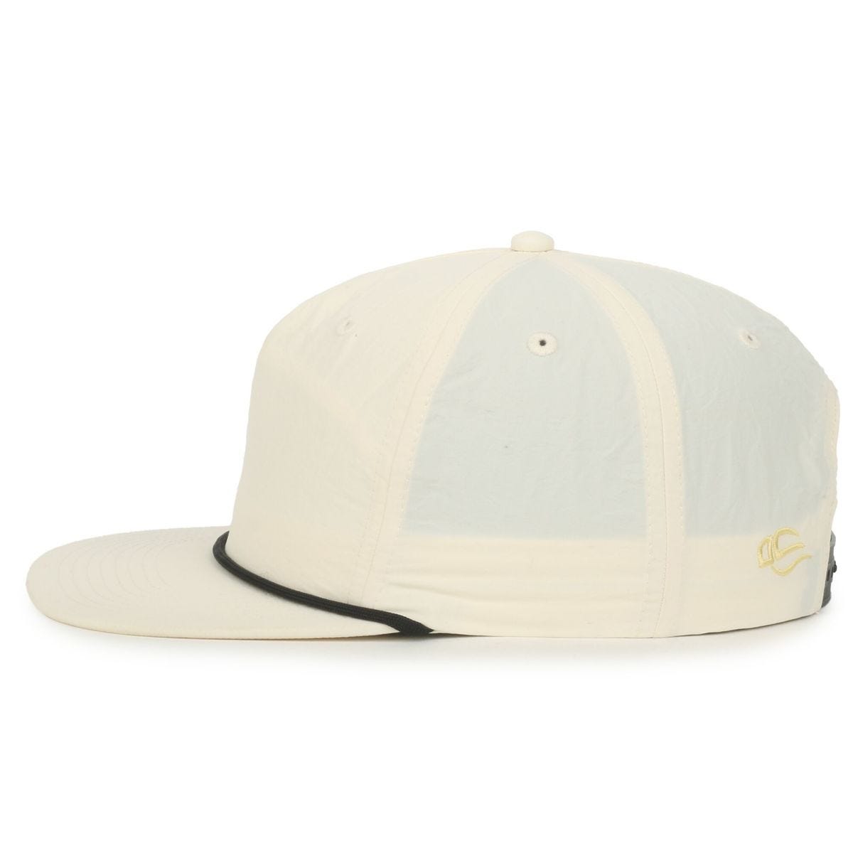 OC Sports OC556 5-Panel High Crown Cord Cap - Cream Black Cord